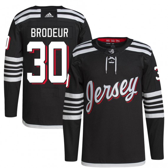 Men's New Jersey Devils #30 Martin Brodeur 2021/22 Black Stitched Jersey Men's New Jersey Devils #30 Martin Brodeur 2021/22 Black Stitched Jersey